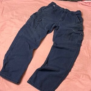 Carhartt Men's Cargo Pants - Navy Blue